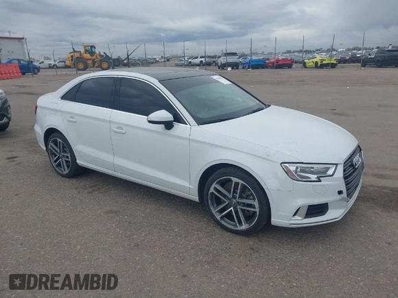 2019 Audi A3 Sedan Premium with VIN WAUBEGFF8KA113719, listed as a IAAI auction lot 41840859 with 69,700 mi miles. Bid and sale history available at carsss.com. Image 1.