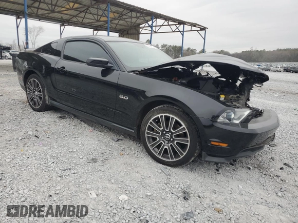 2012 Ford Mustang GT Premium with VIN 1ZVBP8CFXC5272336, listed as a Copart auction lot 86491414 with 103,653 mi miles and Salvage Title. Bid and sale history available at DreamBid. Image 4.