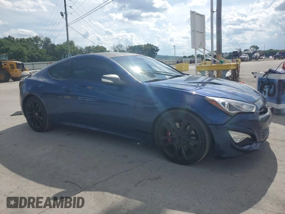 2016 Hyundai Genesis Coupe Ultimate with VIN KMHHU6KJ7GU134504, listed as a Copart auction lot 65749075 with 38,967 mi miles and Clean title. Bid and sale history available at DreamBid. Image 4.