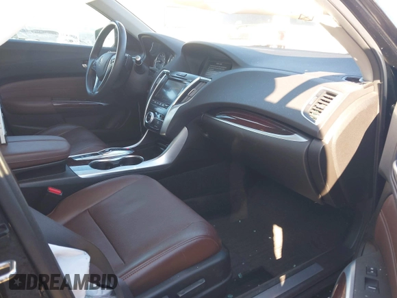 2015 Acura TLX V6 Advance with VIN 19UUB2F75FA003279, listed as a IAAI auction lot 41748861 with 80,103 mi miles. Bid and sale history available at carsss.com. Image 5.