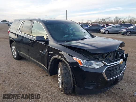 2018 Chevrolet Traverse LS with VIN 1GNEVFKW4JJ167430, listed as a IAAI auction lot 40939059 with 86,278 mi miles. Bid and sale history available at carsss.com. Image 1.