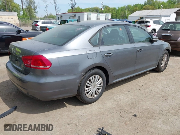 2014 Volkswagen Passat S with VIN 1VWAP7A30EC016476, listed as a IAAI auction lot 42066520 with 176,326 mi miles and . Bid and sale history available at DreamBid. Image 4.