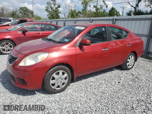 2012 Nissan Versa SV with VIN 3N1CN7AP9CL859049, listed as a Copart auction lot 52303955 with 125,487 mi miles and Salvage Title. Bid and sale history available at carsss.com. Image 1.