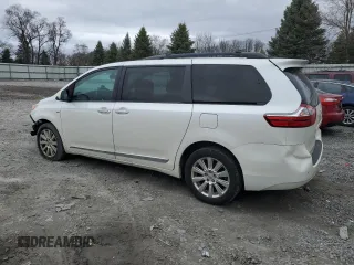 2016 Toyota Sienna Ltd with VIN 5TDDK3DC0GS138484, listed as a Copart auction lot 53599575 with 104,218 mi miles and Salvage Title. Bid and sale history available at carsss.com. Image 2.
