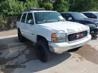 2005 GMC Yukon SLE with VIN 1GKEC13T35J168634, listed as a IAAI auction lot 42732558 with 302,618 mi miles and . Bid and sale history available at DreamBid. Image 1.