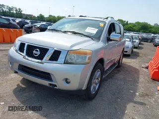 2011 Nissan Armada SV with VIN 5N1BA0ND7BN613865, listed as a IAAI auction lot 42160887 with 225,294 mi miles and . Bid and sale history available at DreamBid. Image 2.