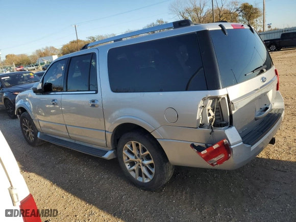 2017 Ford Expedition EL Limited with VIN 1FMJK1KTXHEA02490, listed as a Copart auction lot 84034574 with 0 mi miles and Clean Title. Bid and sale history available at carsss.com. Image 2.