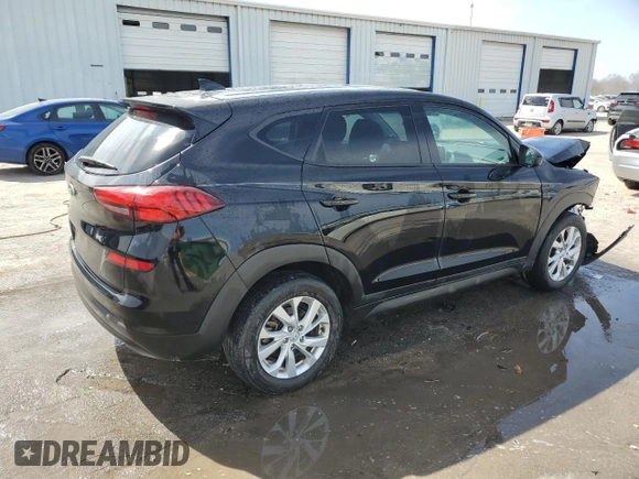 2021 Hyundai Tucson SE with VIN KM8J23A41MU404128, listed as a Copart auction lot 47938495 with 34,432 mi miles and Salvage Title. Bid and sale history available at carsss.com. Image 3.