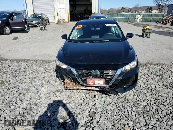 2022 Nissan Sentra SV with VIN 3N1AB8CV8NY259355, listed as a Copart auction lot 53443495 with 18,271 mi miles and Salvage Title. Bid and sale history available at DreamBid. Image 10.