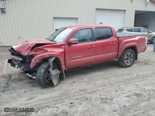 2021 Toyota Tacoma 4WD SR with VIN 3TMCZ5AN7MM371380, listed as a Copart auction lot 49846625 with 57,553 mi miles and Salvage Title. Bid and sale history available at carsss.com. Image 1.