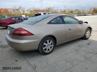 2005 Honda Accord Cpe LX V6 SE with VIN 1HGCM82455A018237, listed as a Copart auction lot 78646434 with 145,198 mi miles and Salvage Title. Bid and sale history available at carsss.com. Image 3.