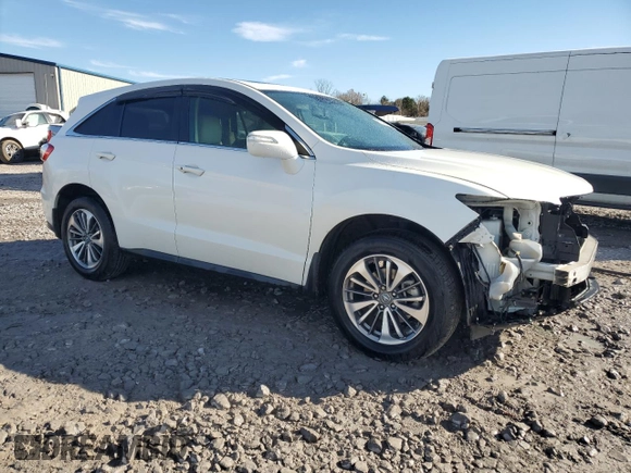 2016 Acura RDX Advance Pkg with VIN 5J8TB3H72GL008105, listed as a Copart auction lot 83442234 with 156,750 mi miles and Salvage Title. Bid and sale history available at carsss.com. Image 4.