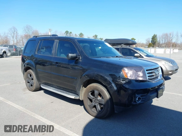 2014 Honda Pilot EX-L with VIN 5FNYF4H51EB025328, listed as a IAAI auction lot 41787439 with 169,313 mi miles and . Bid and sale history available at DreamBid. Image 1.