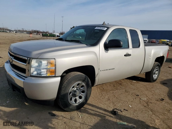 2008 Chevrolet Silverado 1500 Work Truck with VIN 1GCEC19X38Z143535, listed as a Copart auction lot 49286505 with 104,273 mi miles and Clean Title. Bid and sale history available at carsss.com. Image 1.