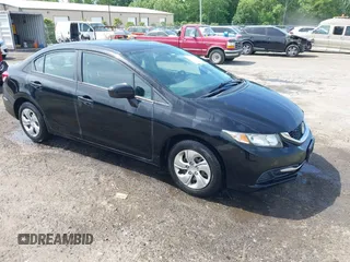 2014 Honda Civic LX z VIN 19XFB2F55EE069803, wystawiony jako IAAI lot #42307157 z przebiegiem 100 532 mil mil oraz . Historia ofert i sprzedaży dostępna na DreamBid. Obrazek 1.