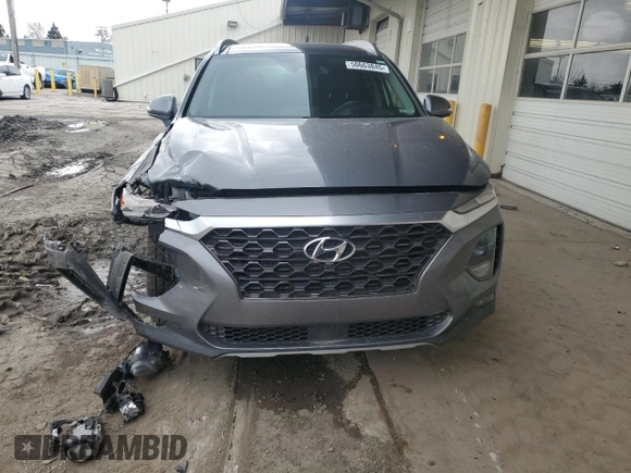 2019 Hyundai Santa Fe Limited with VIN 5NMS5CAD6KH018163, listed as a Copart auction lot 50663845 with 66,452 mi miles and Salvage Title. Bid and sale history available at carsss.com. Image 5.