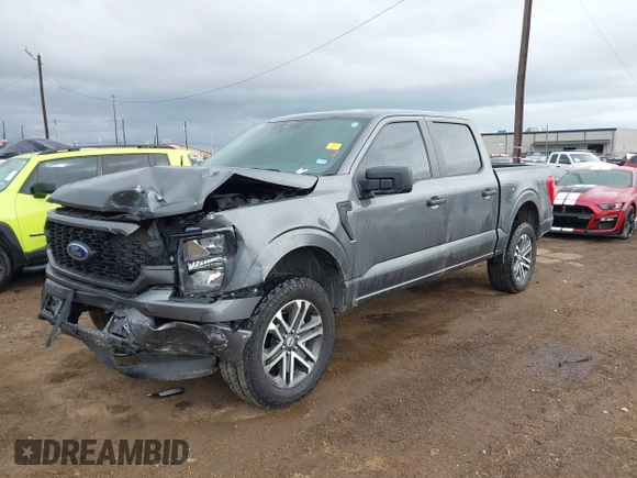 2023 Ford F-150 XL with VIN 1FTFW1E55PKF68245, listed as a IAAI auction lot 41107774 with 18,938 mi miles. Bid and sale history available at carsss.com. Image 17.