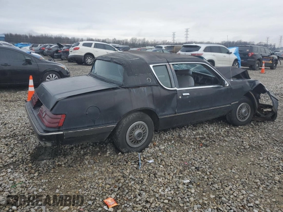 1984 Mercury Cougar LS with VIN 1MEBP92F8EA636661, listed as a Copart auction lot 42026605 with 92,948 mi miles and Salvage Title. Bid and sale history available at carsss.com. Image 3.