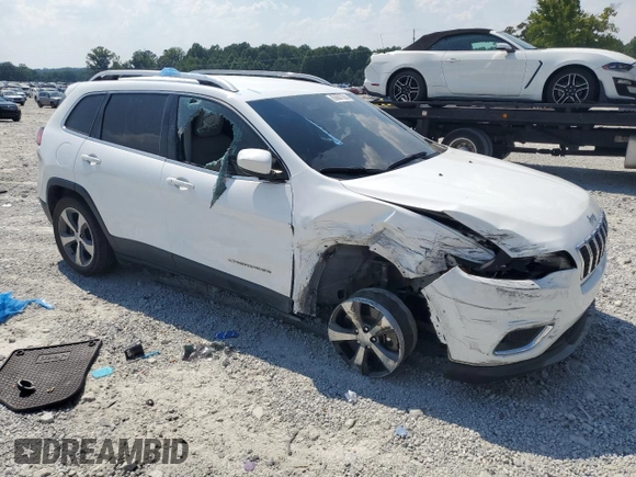 2020 Jeep Cherokee Limited with VIN 1C4PJLDB8LD535387, listed as a Copart auction lot 63687205 with 147,985 mi miles and Clean title. Bid and sale history available at DreamBid. Image 4.