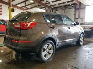 2012 Kia Sportage LX with VIN KNDPB3A28C7331687, listed as a Copart auction lot 60219055 with 87,591 mi miles and Salvage title. Bid and sale history available at DreamBid. Image 3.