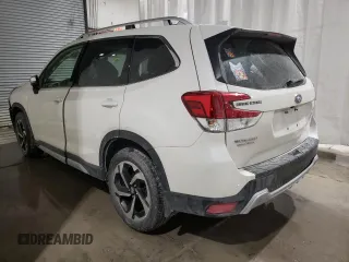 2023 Subaru Forester Touring with VIN JF2SKARC2PH455628, listed as a Copart auction lot 87621435 with 25,255 mi miles and Salvage Title. Bid and sale history available at carsss.com. Image 2.