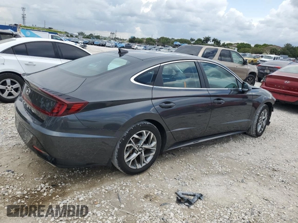 2023 Hyundai Sonata SEL z VIN KMHL64JA4PA322263, wystawiony jako Copart lot #55562385 z przebiegiem 32 979 mil mil oraz Nie do naprawy • Non repairable. Historia ofert i sprzedaży dostępna na DreamBid. Obrazek 3.