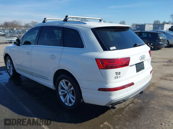 2017 Audi Q7 Premium Plus with VIN WA1LHAF71HD049724, listed as a IAAI auction lot 41405955 with 117,741 mi miles and . Bid and sale history available at DreamBid. Image 3.