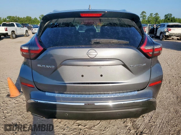 2023 Nissan Murano Platinum with VIN 5N1AZ2DJ6PC119006, listed as a Copart auction lot 61748035 with 618 mi miles and Salvage title. Bid and sale history available at DreamBid. Image 6.