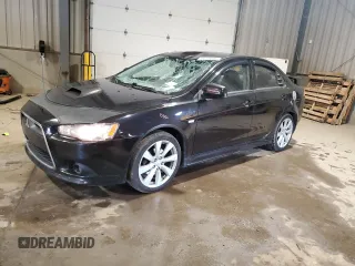 2014 Mitsubishi Lancer GT with VIN JA32U8FW1EU001082, listed as a Copart auction lot 49769595 with 169,995 mi miles and Salvage Title. Bid and sale history available at carsss.com. Image 1.