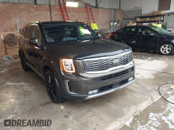 2021 Kia Telluride SX with VIN 5XYP5DHC6MG108631, listed as a IAAI auction lot 42080060 with 83,190 mi miles. Bid and sale history available at carsss.com. Image 1.