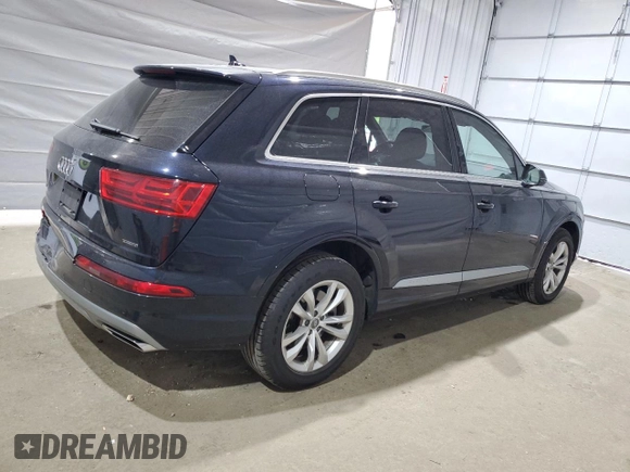 2018 Audi Q7 Premium Plus with VIN WA1LHAF75JD013380, listed as a Copart auction lot 58324865 with 92,877 mi miles and Salvage title. Bid and sale history available at DreamBid. Image 3.