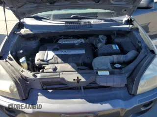 2007 Hyundai Tucson GLS with VIN KM8JM12B17U527296, listed as a Copart auction lot 50088065 with 151,857 mi miles and Salvage Title. Bid and sale history available at carsss.com. Image 12.
