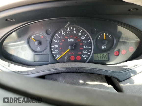 2000 Ford Focus SE with VIN 1FAFP36P0YW247559, listed as a Copart auction lot 60351255 with 107,774 mi miles and Clean title. Bid and sale history available at DreamBid. Image 9.