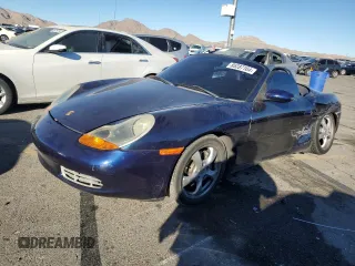 2001 Porsche Boxster with VIN WP0CA29851U623557, listed as a Copart auction lot 85287164 with 100,596 mi miles and Salvage Title. Bid and sale history available at carsss.com. Image 1.