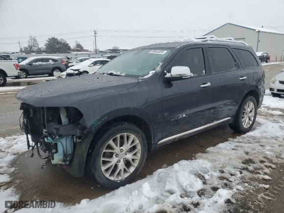 2015 Dodge Durango Citadel with VIN 1C4RDJEG9FC811035, listed as a Copart auction lot 43643325 with 118,507 mi miles and Salvage Title. Bid and sale history available at carsss.com. Image 1.