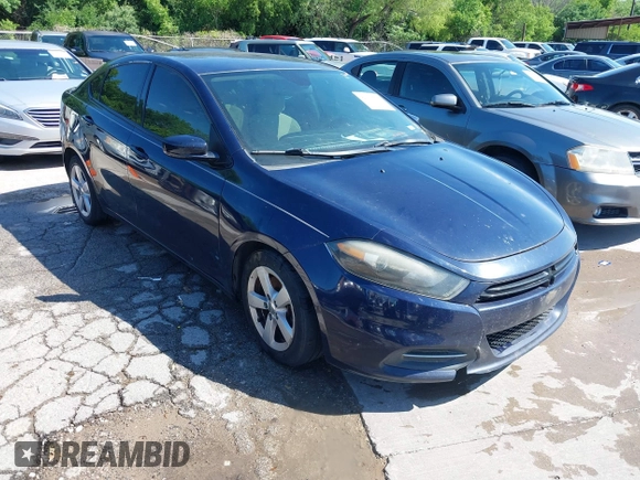 2016 Dodge Dart SXT with VIN 1C3CDFBB0GD591456, listed as a IAAI auction lot 42106761 with 197,112 mi miles and . Bid and sale history available at carsss.com. Image 1.