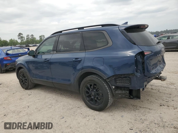 2024 Kia Telluride SX X-Line with VIN 5XYP5DGC6RG459113, listed as a Copart auction lot 52729565 with 23,743 mi miles and Salvage Title. Bid and sale history available at carsss.com. Image 2.