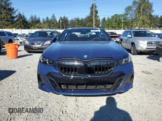 2025 BMW 5 Series with VIN WBA13FK06SCT74610, listed as a Copart auction lot 55362185 with Not provided miles and Salvage title. Bid and sale history available at DreamBid. Image 5.