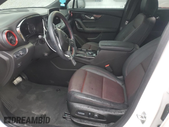 2025 Chevrolet Blazer RS with VIN 3GNKBERS0SS101529, listed as a Copart auction lot 85469464 with 8,093 mi miles and Salvage title. Bid and sale history available at DreamBid. Image 7.
