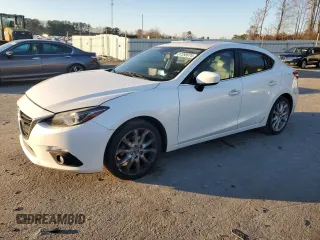 2015 Mazda 3 S Grand Touring with VIN JM1BM1W34F1243754, listed as a Copart auction lot 87298974 with 111,328 mi miles and Salvage Title. Bid and sale history available at DreamBid. Image 1.