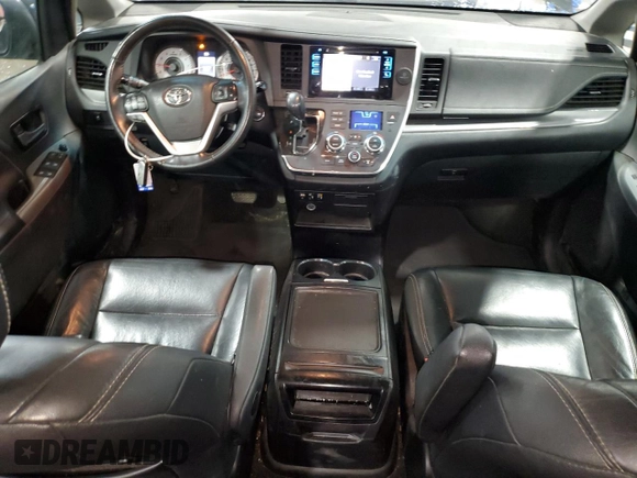 2017 Toyota Sienna SE with VIN 5TDXZ3DC2HS868309, listed as a Copart auction lot 61146885 with 108,510 mi miles and Salvage title. Bid and sale history available at DreamBid. Image 8.