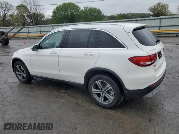 2019 Mercedes-Benz GLC 300 with VIN WDC0G4JB7KV145040, listed as a Copart auction lot 51898355 with 46,057 mi miles and Salvage title. Bid and sale history available at DreamBid. Image 2.