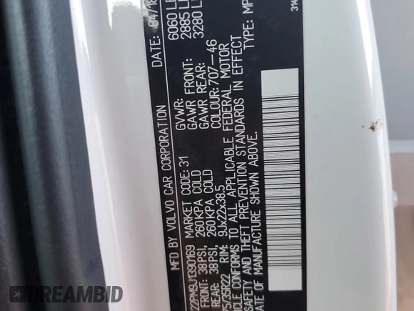 2018 Volvo XC90 R-Design with VIN YV4A22PM9J1390169, listed as a Copart auction lot 41739125 with 99,103 mi miles and Salvage Title. Bid and sale history available at carsss.com. Image 13.