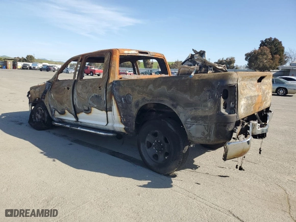 2024 Ram 2500 Lone Star with VIN 3C6UR5DLXRG176742, listed as a Copart auction lot 51222545 with 0 mi miles and Salvage Title. Bid and sale history available at carsss.com. Image 2.