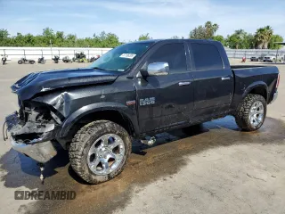 2018 Ram 1500 Laramie z VIN 1C6RR7NT9JS208741, wystawiony jako Copart lot #57156205 z przebiegiem 94 092 mil mil oraz Szkoda całkowita • Salvage title. Historia ofert i sprzedaży dostępna na DreamBid. Obrazek 1.