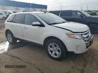 2013 Ford Edge SEL z VIN 2FMDK4JCXDBA38217, wystawiony jako Copart lot #58256755 z przebiegiem 151 551 mil mil oraz Szkoda całkowita • Salvage title. Historia ofert i sprzedaży dostępna na DreamBid. Obrazek 4.