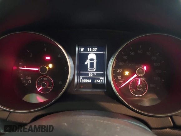 2013 Volkswagen Jetta TDI w/Sunroof with VIN 3VWML7AJ2DM692433, listed as a IAAI auction lot 41238019 with 149,594 mi miles and . Bid and sale history available at DreamBid. Image 7.