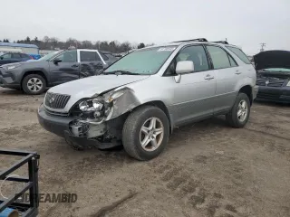 2000 Lexus RX 300 with VIN JT6HF10UXY0102872, listed as a Copart auction lot 44788505 with 277,832 mi miles and Salvage Title. Bid and sale history available at carsss.com. Image 1.