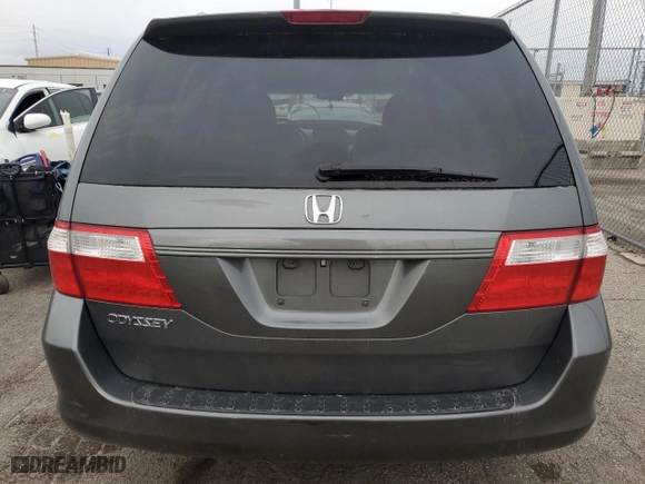 2007 Honda Odyssey EX-L with VIN 5FNRL38657B132143, listed as a Copart auction lot 49620235 with 0 mi miles and Salvage Title. Bid and sale history available at carsss.com. Image 6.