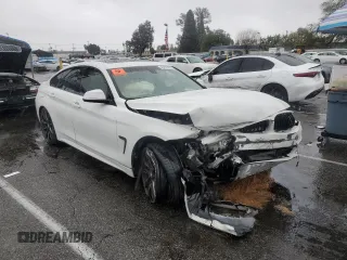 2018 BMW 4 Series 440i with VIN WBA4J5C54JBF07105, listed as a Copart auction lot 45203205 with 62,112 mi miles and Salvage Title. Bid and sale history available at DreamBid. Image 4.